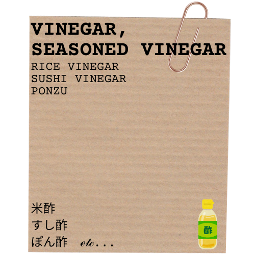 Vinegar, Seasoned Vinegar