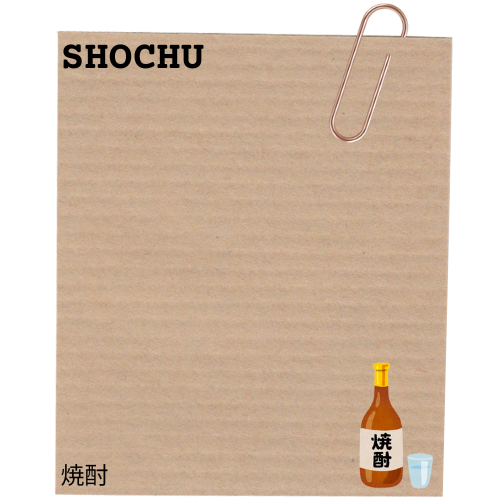 Shochu 焼酎