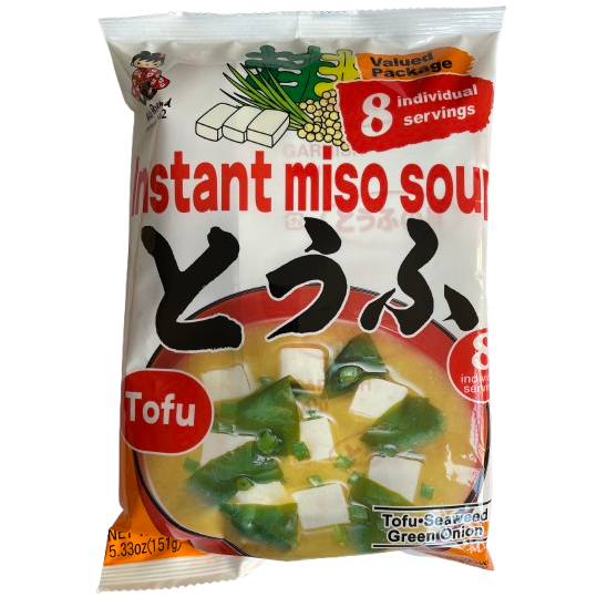 Miko Brand Instant Miso Soup Tofu 8 servings / 信州一味噌 得入り8食 とうふ