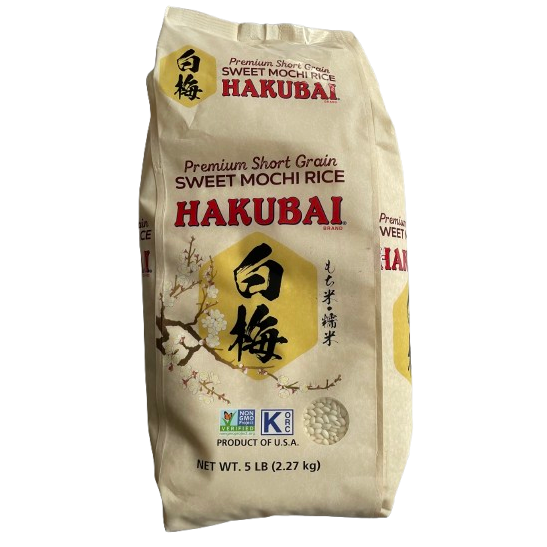 Hakubai Mochigome Sweet Rice 2.27kg / 白梅 もち米 2.27kg