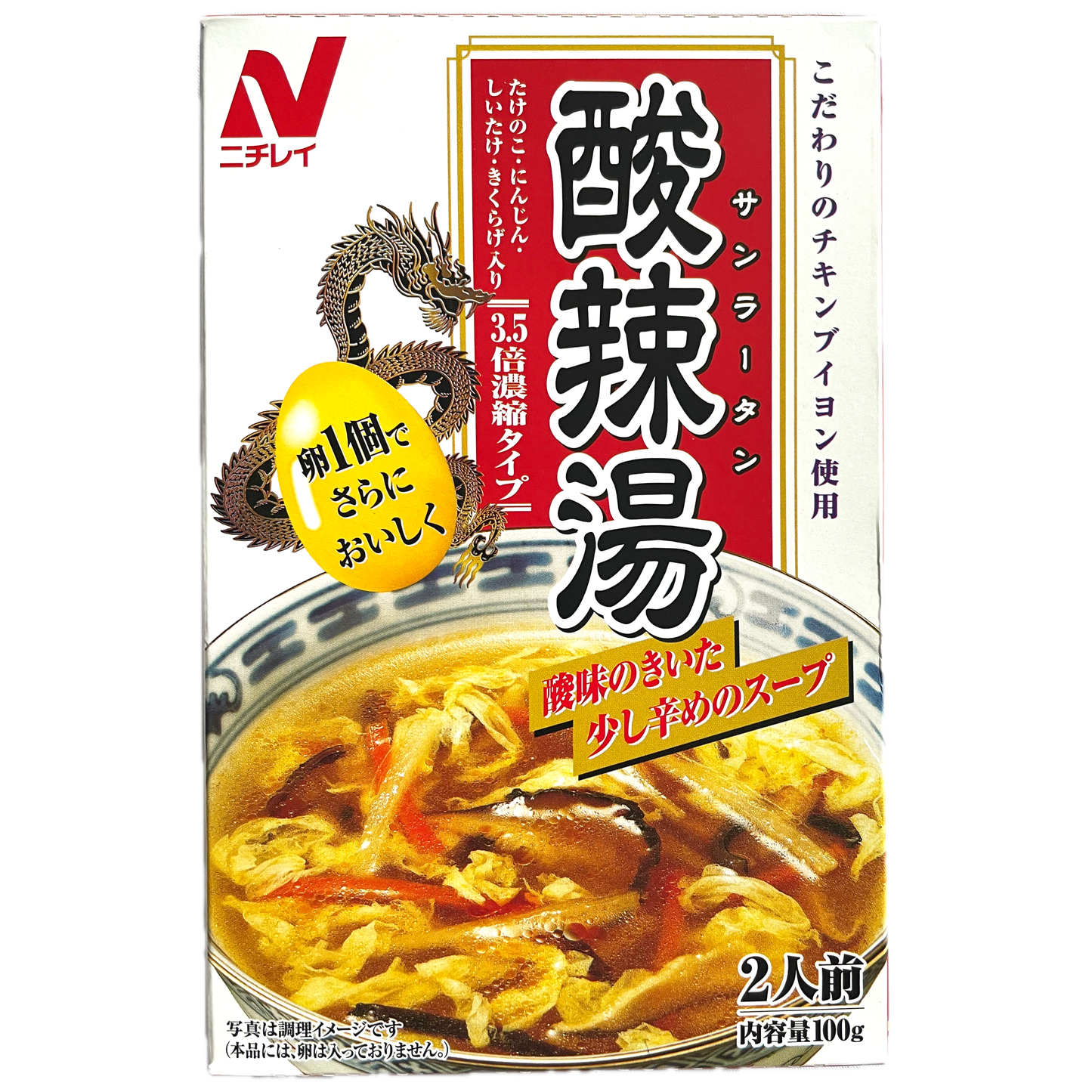 Nichirei Sanratan Hot and Sour Soup for Two / ニチレイサンラータン2人前