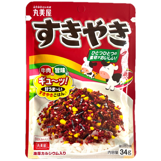 Marumiya Sukiyaki Furikake 34g / ไธธ็พๅฑ ใใใใใตใใใ 34g