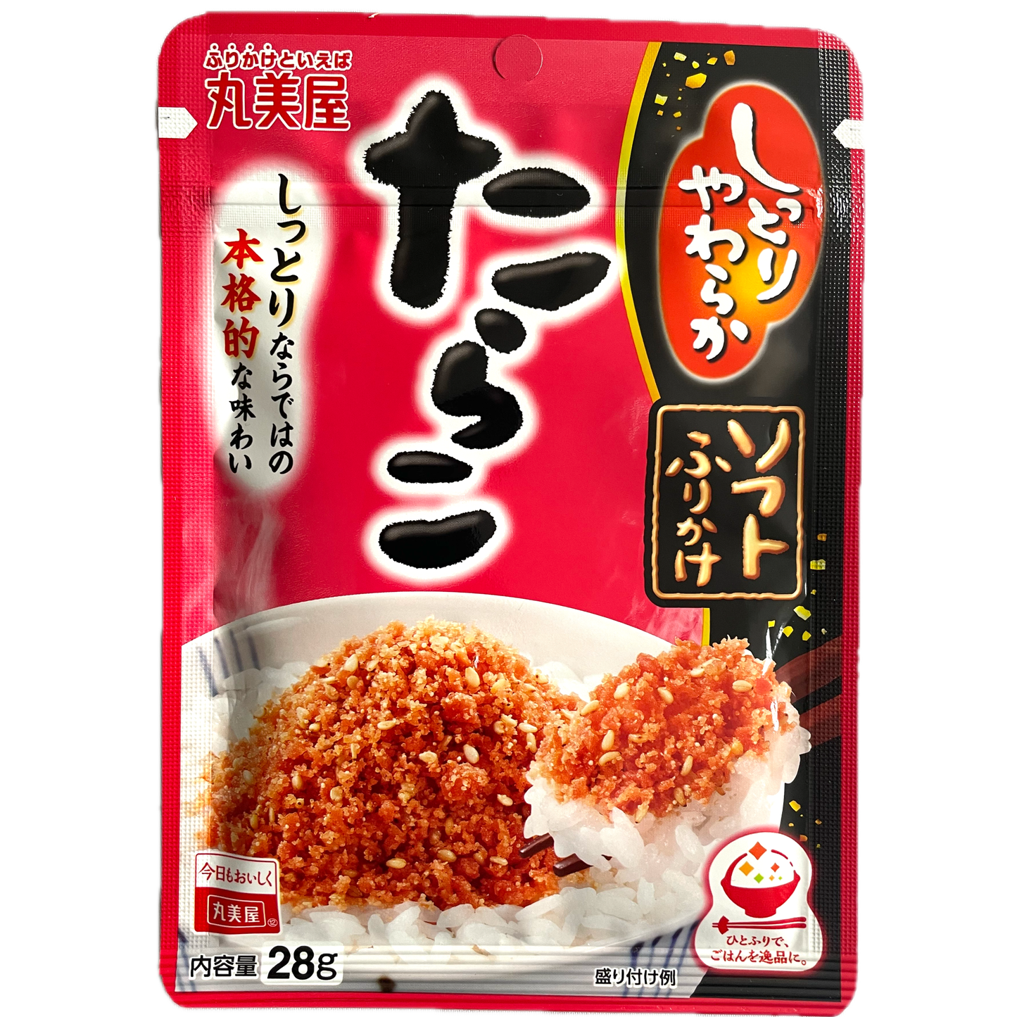 Marumiya Soft Furikake TARAKO 28g / 丸美屋 ソフトふりかけ たらこ 28g