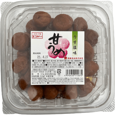 Endo Lightly Salted Sweet Plum 500g / エンドー うす塩味 甘うめ 500g - RiceWineShop