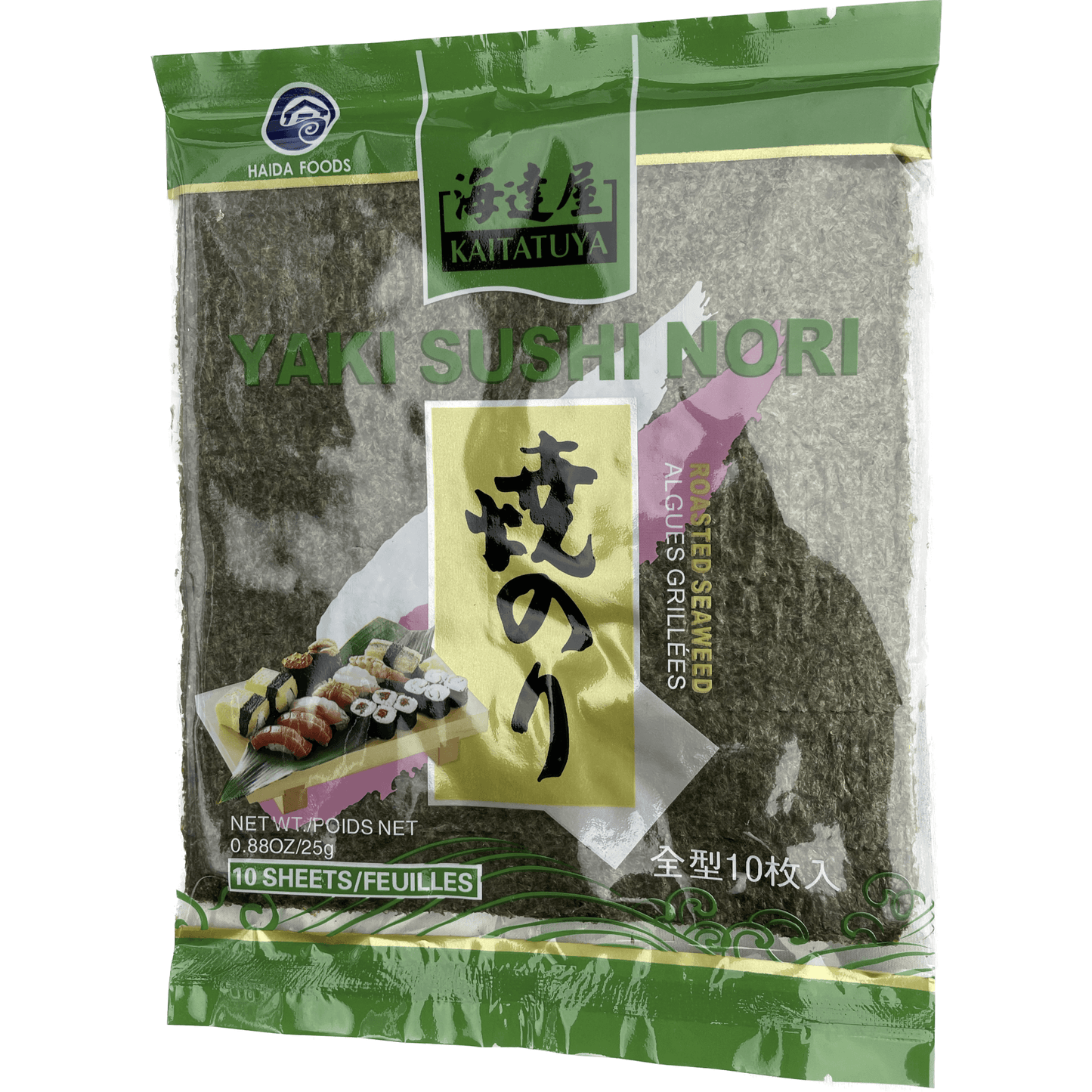 Haida Foods Yaki Sushi Nori - RiceWineShop