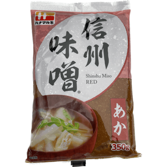 Hanamaruki red Shinshū miso ハナマルキ　信州味噌　赤　350g袋 - RiceWineShop