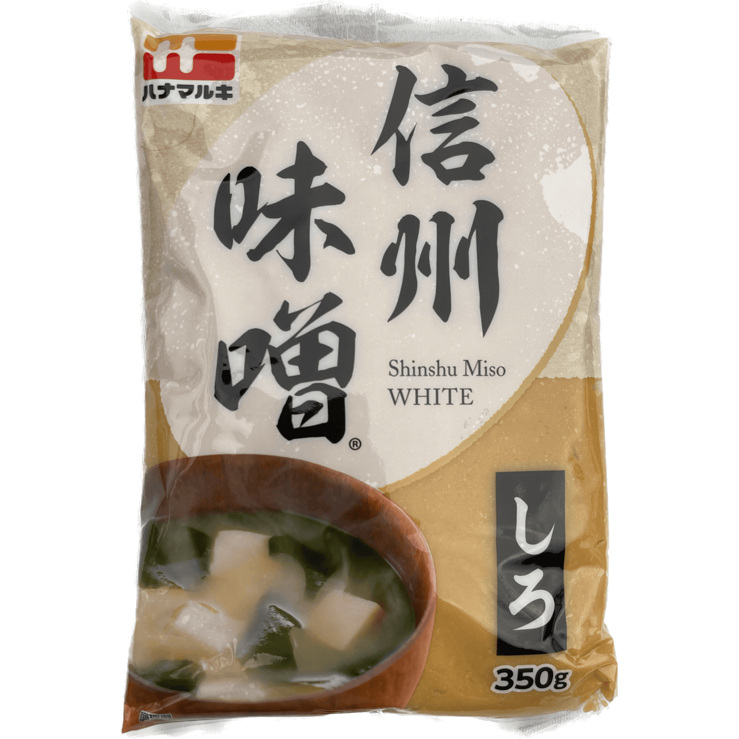 Hanamaruki white Shinshū miso 350g bag ハナマルキ 信州味噌 白 350g袋 - RiceWineShop