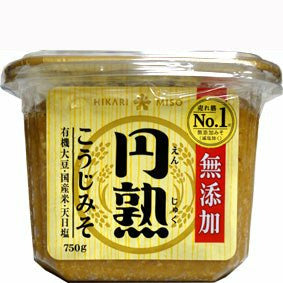 Hikari additive-free mature kōji miso cup 750g ひかり 無添加円熟こうじみそ カップ 750g - RiceWineShop