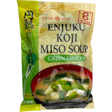 Hikari Miso Enjuku Koji Miso Soup Green Onion 8 servings / ひかり 円熟こうじのおみそ汁 長ねぎ 8食入 - RiceWineShop