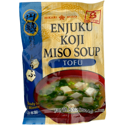 Hikari Miso Enjuku Koji Miso Soup Tofu 8 servings / ひかり 円熟こうじのおみそ汁 とうふ 8食入 - RiceWineShop