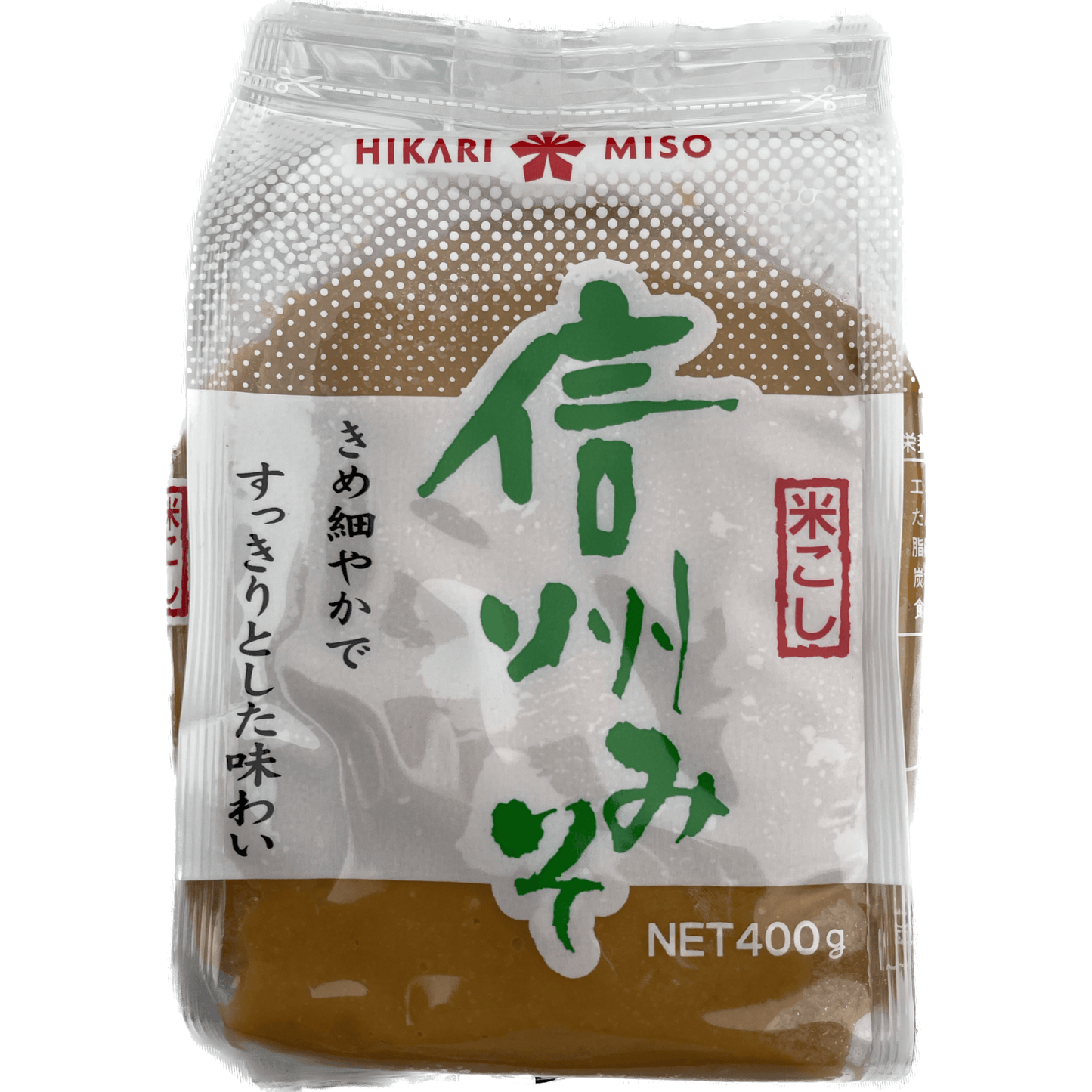 Hikari miso Shinshū 400g bag ひかり 味噌 信州 400g 袋 - RiceWineShop