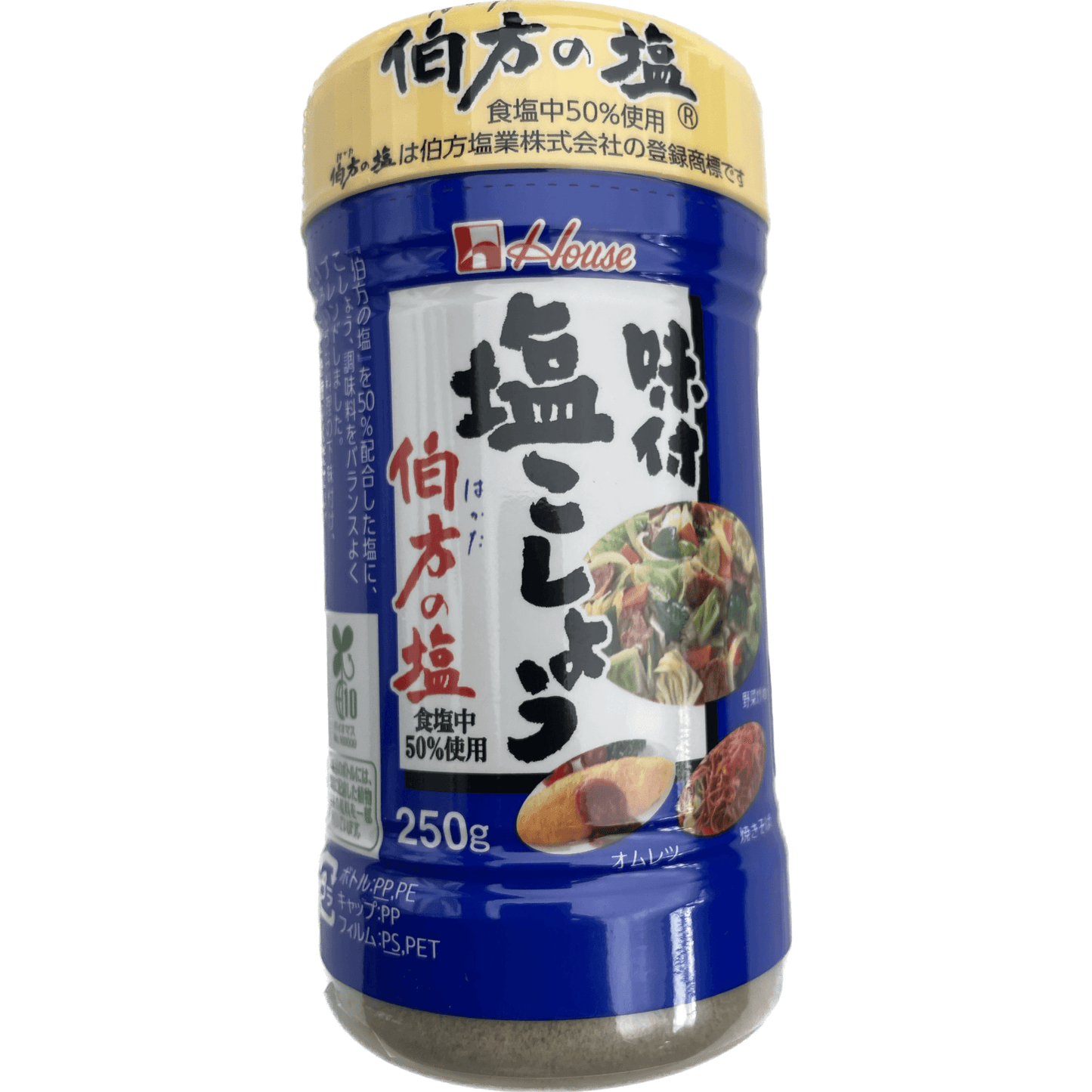 House Seasoned Salt and Pepper ハウス 味付塩こしょう 250G - RiceWineShop