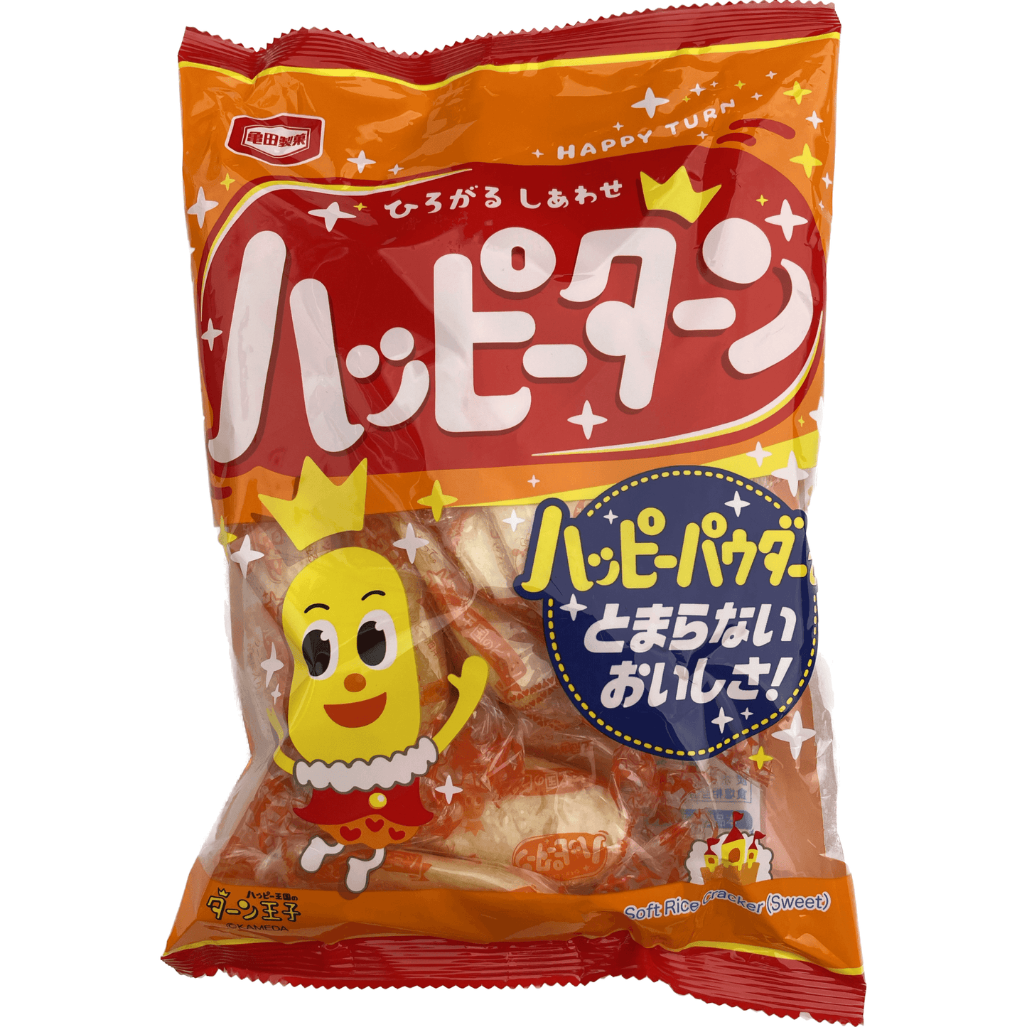 Kameda Seika Happy Turn 108g 亀田製菓 ハッピーターン 108g - RiceWineShop