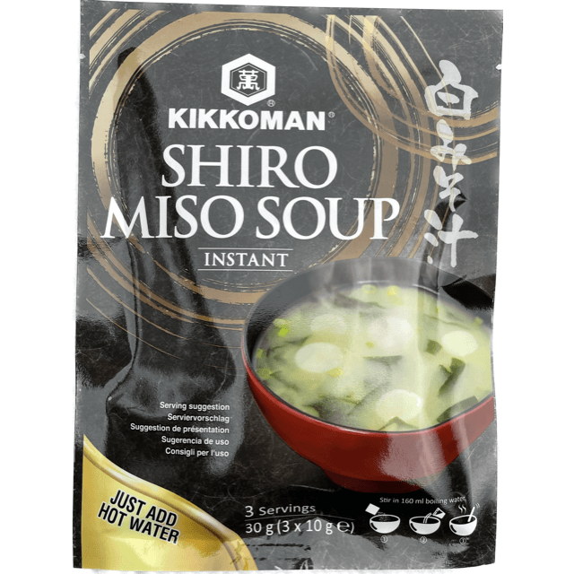 Kikkoman Instant Shiro Miso Soup 3 servings / キッコーマン 白みそ汁 3食入 - RiceWineShop