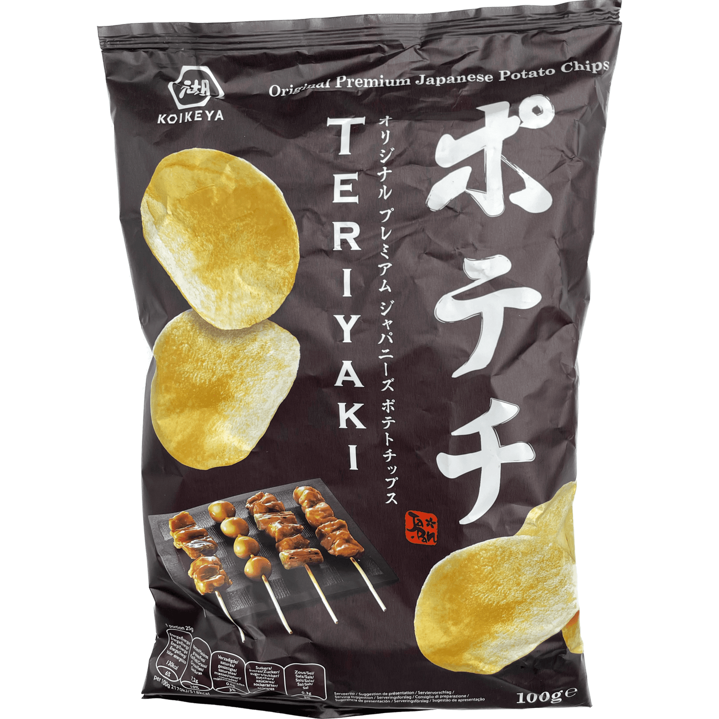 Koikeya Potato Chips Teriyaki 100g コイケヤ ポテチ てりやき 100G - RiceWineShop