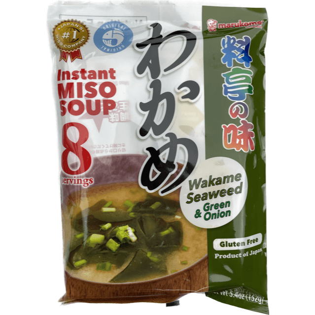 Marukome Ryotei no Aji Instant Miso Soup Wakame 8 servings / マルコメ 料亭の味 8食入わかめ - RiceWineShop