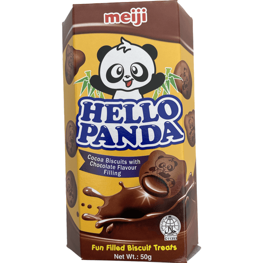 Meiji Hello Panda Double Chocolate 明治　ハローパンダ　ダブルチョコレート - RiceWineShop