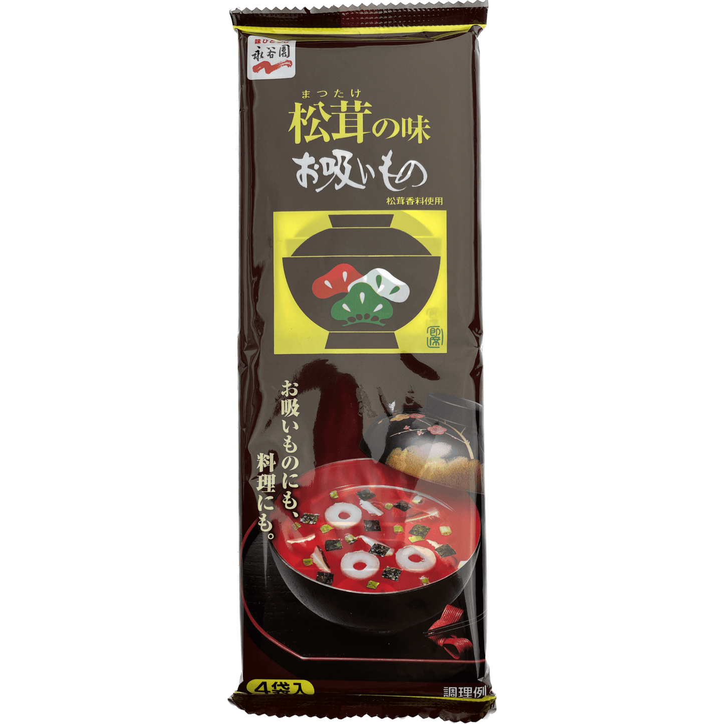 Nagatanien Matsutake Osuimono Soup 4servings / 永谷園 松茸の味お吸いもの 4袋入 - RiceWineShop