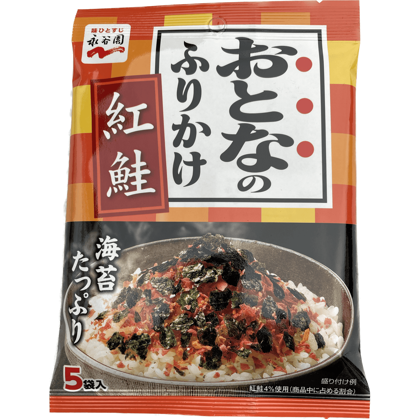 Nagatanien otona no benizake furikake 永谷園 おとなのふりかけ 紅鮭 11.5g - RiceWineShop