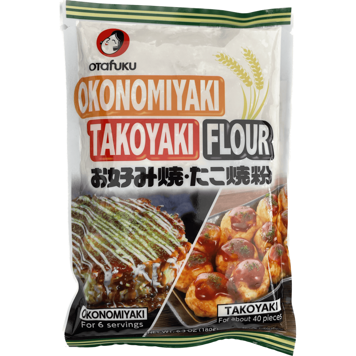 Otafuku Okonomiyaki & Takoyaki Flour オタフク お好み焼&たこ焼き粉 180g - RiceWineShop