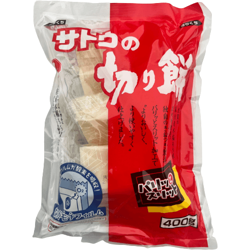 Sato Kirimochi Rice Cakes 400g / サトウの切り餅 パリッとスリット 400g - RiceWineShop