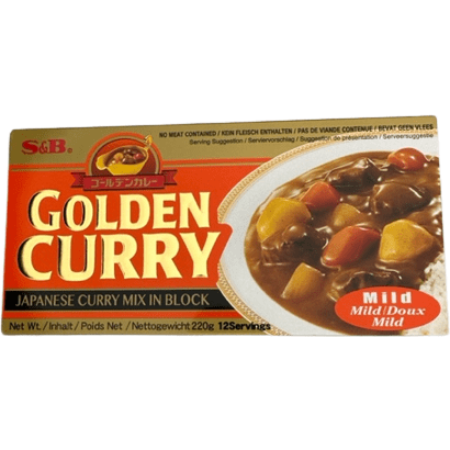 S&B Golden Curry MILD 220g / S&B ゴールデンカレー 甘口 220g - RiceWineShop