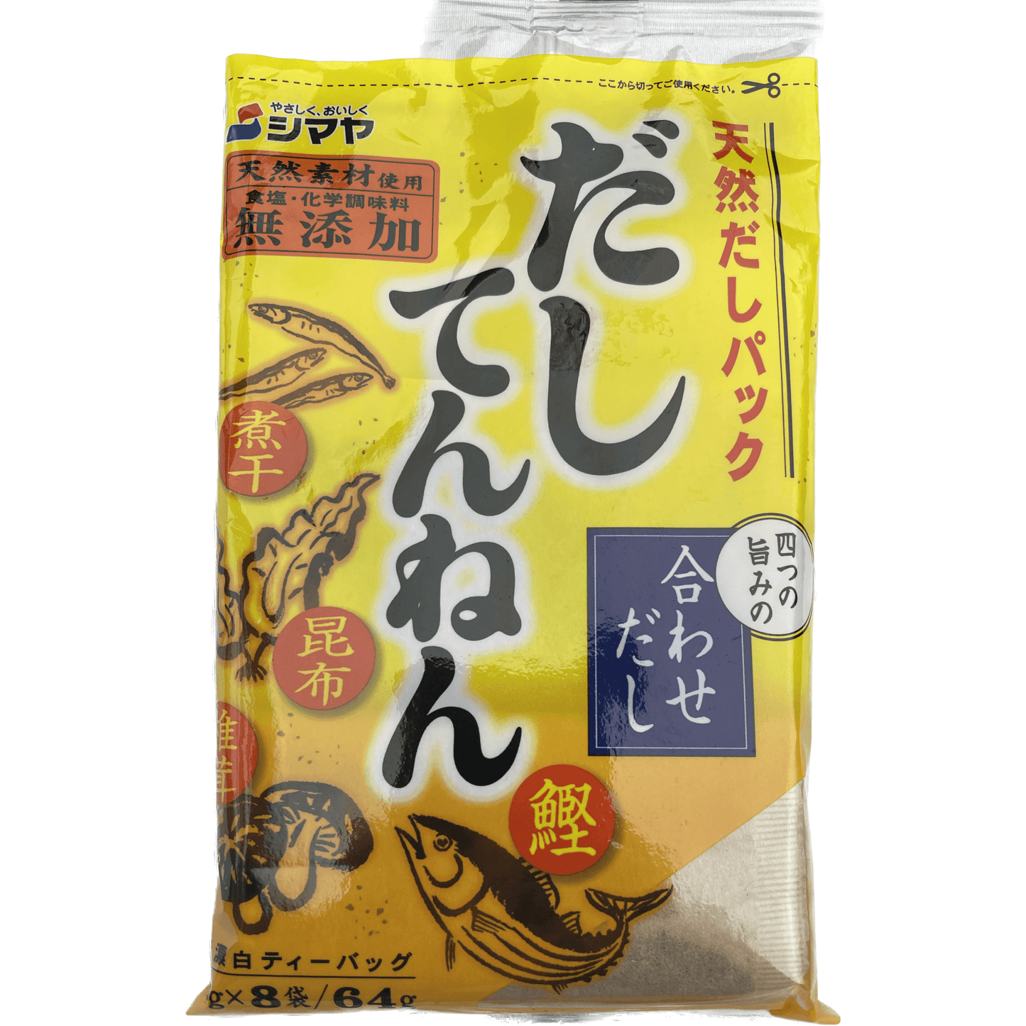 Shimaya Natural Dashi Pack Dashi Tennen シマヤ 天然だしパック だしてんねん 64g - RiceWineShop