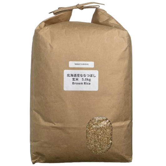 WAKKA Hokkaido Nanatsuboshi Brown Rice 5kg / WAKKA 北海道産ななつぼし玄米 5kg