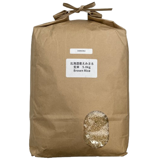 WAKKA Hokkaido Emimaru Brown Rice 5kg / WAKKA 北海道産えみまる玄米 5kg