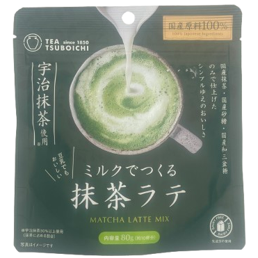 Tsuboichi Uji Matcha Latte Mix 100g / つぼ市 ミルクでつくる宇治抹茶ラテミックス 100g