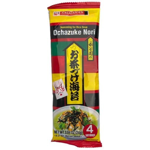Nagatanien Ochazuke Rice Seasoning Seaweed 4pcs / 永谷園 お茶づけ海苔 4袋入
