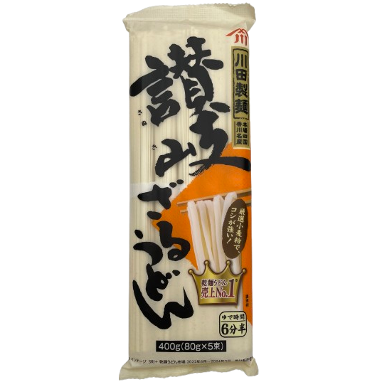Kawadaseimen Sanuki Zaru Udon 400g / 川田製麺 讃岐ざるうどん 400g