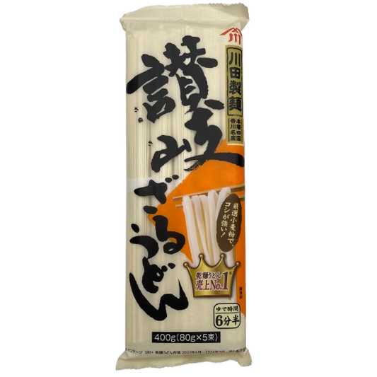 Kawadaseimen Sanuki Zaru Udon 400g / 川田製麺 讃岐ざるうどん 400g