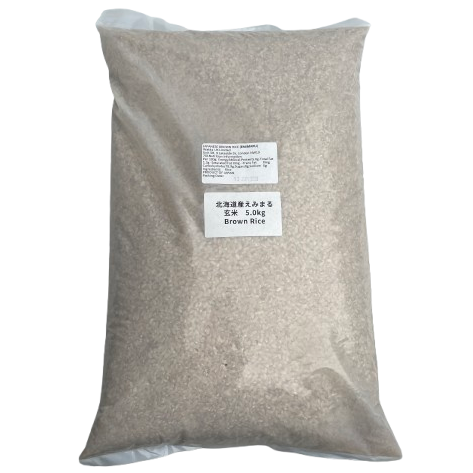 WAKKA Hokkaido Emimaru Brown Rice 5kg / WAKKA 北海道産えみまる玄米 5kg
