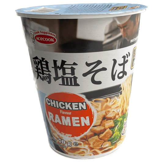 Acecook Ippin Chicken Flavour Instant Ramen Cup / エースコック 逸品 鶏塩そばラーメンカップ - RiceWineShop