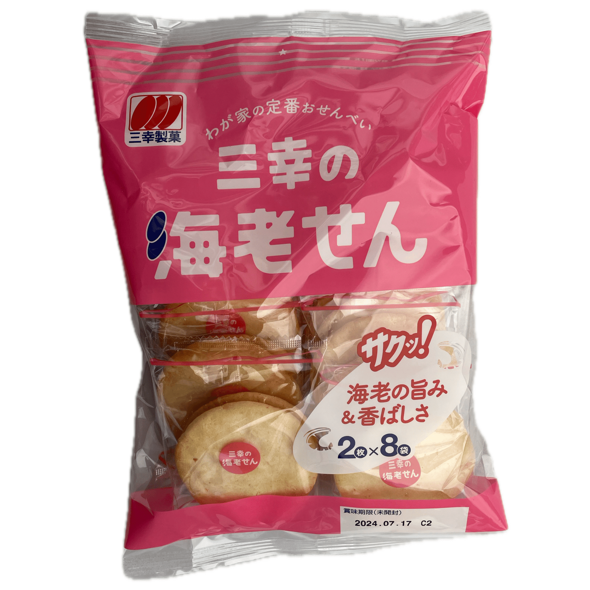 Sanko Rice Cracker Prawn 16pcs / 三幸 海老せん 16枚入 - RiceWineShop