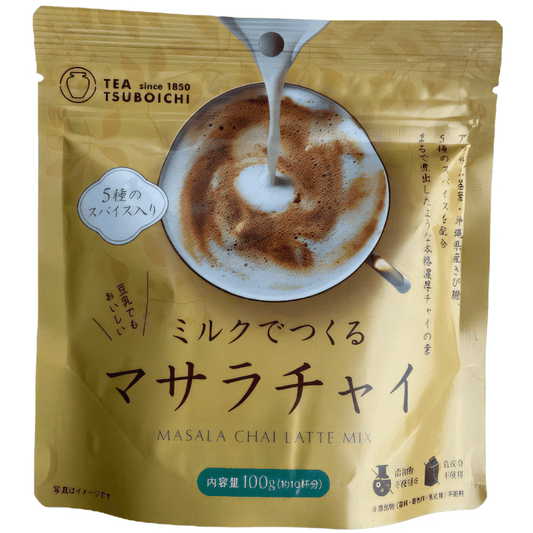 Tsuboichi Masala Chai Latte Mix 100g / つぼ市 ミルクでつくるマサラチャイラテミックス 100g - RiceWineShop