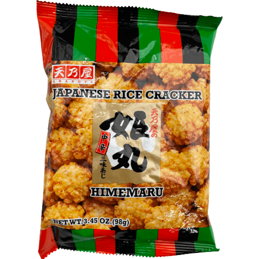 Amanoya Himemaru Rice Crackers 98g / 天乃屋 姫丸 中辛 98g - RiceWineShop