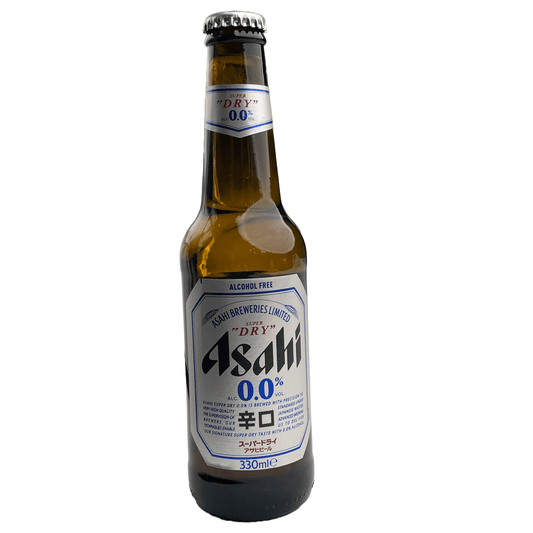 Asahi Super Dry 0% 330ml bottle / アサヒ スーパードライ 0％ 330ml 瓶 - RiceWineShop