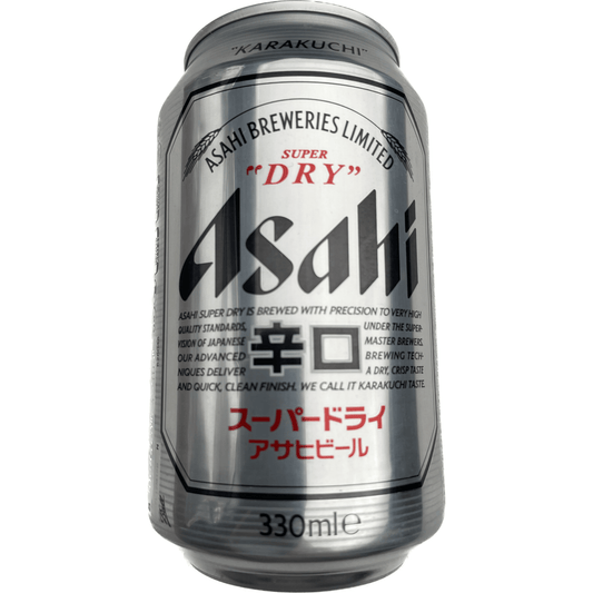Asahi Super Dry 330ml canアサヒ　スーパードライ　330ml缶 - RiceWineShop