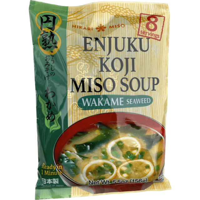 Hikari Miso Enjuku Koji Miso Soup Wakame 8 servings / ひかり　円熟こうじのおみそ汁　わかめ　８食入 - RiceWineShop