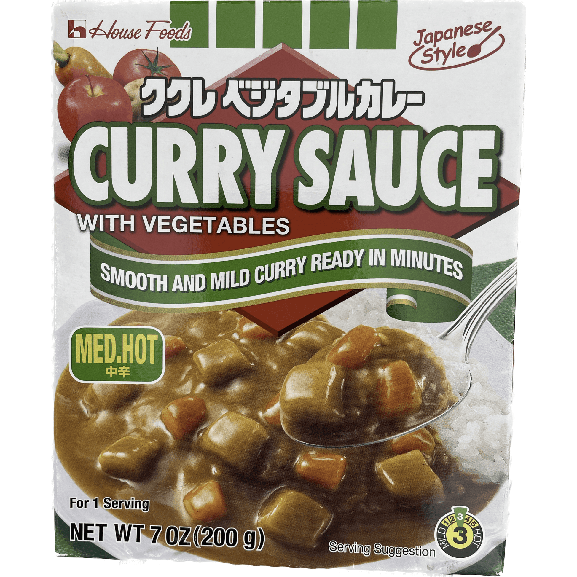 House Curry Sauce with Vegetables ( Med Hot ) - RiceWineShop
