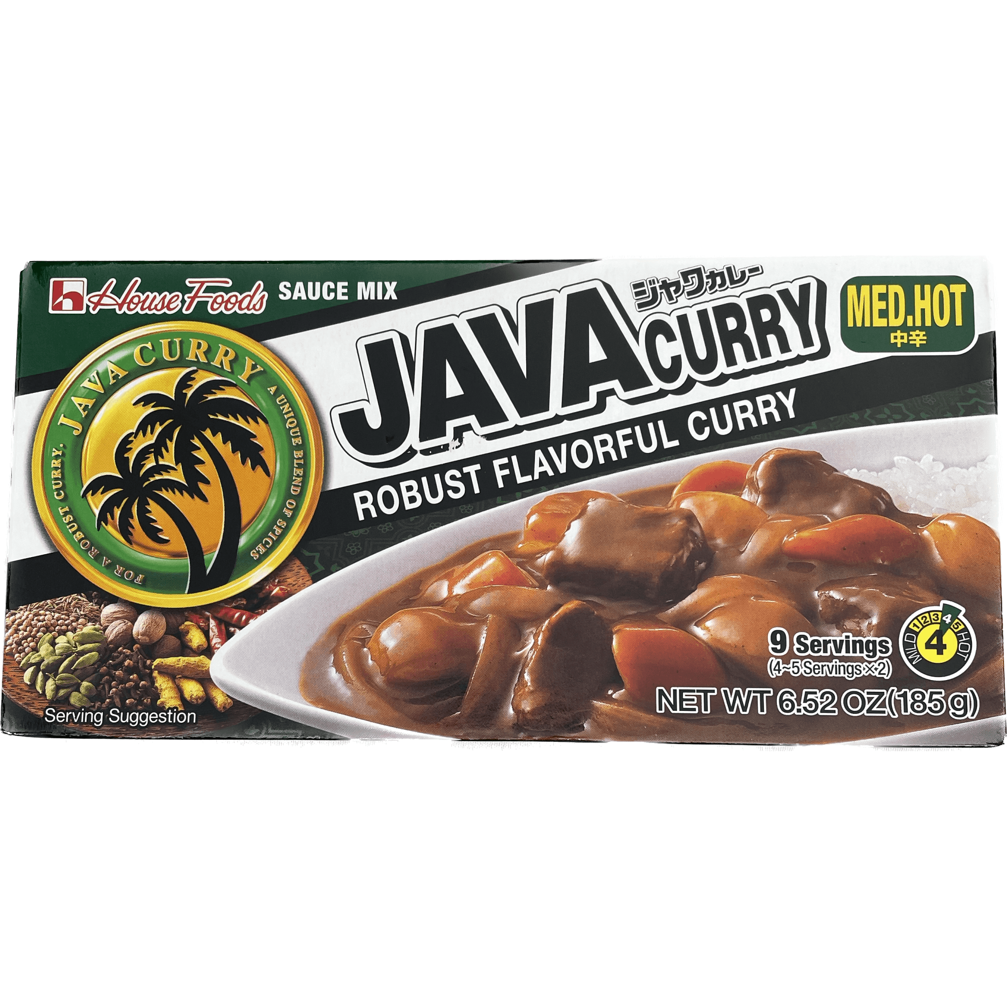 House Java Curry MEDIUM HOT 185g / ハウス ジャワカレー 中辛 185g – RiceWineShop