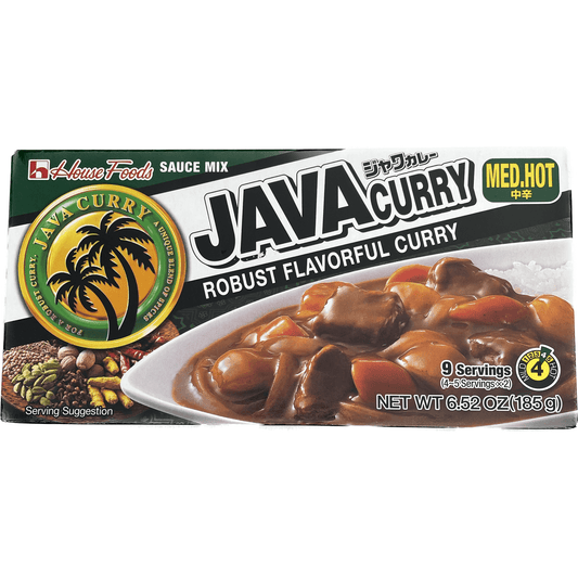House Java Curry (Medium Spicy) ハウス　ジャワカレー　中辛　185g - RiceWineShop
