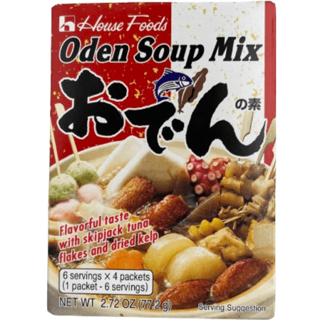 House Foods Oden Soup Mix - Bonito Flake & Kelp Flavor, 2.72 Oz (Made In Japan)