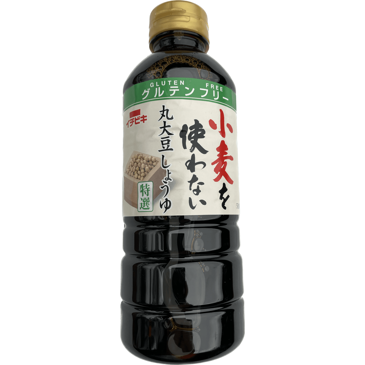 Ichibiki wheat-free whole soybean soy sauce イチビキ　小麦を使わない丸大豆醤油　500ml - RiceWineShop