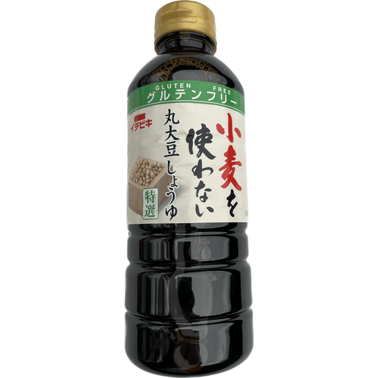 Ichibiki wheat-free whole soybean soy sauce イチビキ　小麦を使わない丸大豆醤油　500ml - RiceWineShop