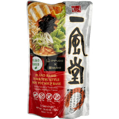 IPPUDO x DAISHO Tonkotsu Style Hot Pot Soup 750g / ダイショー 一風堂監修 とんこつ風鍋スープ 750g - RiceWineShop