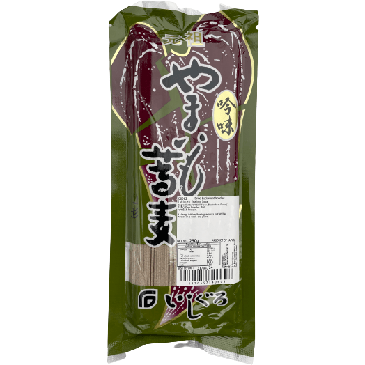 Ishiguro Soba Buckwheat Noodles with Yam 250g / いしぐろ 元祖やまいも蕎麦 250g - RiceWineShop