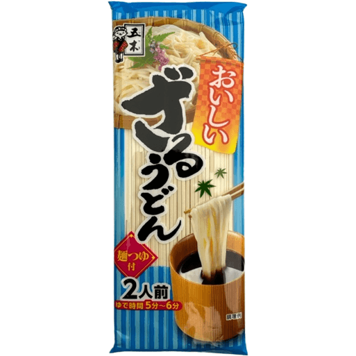 Itsuki Delicious Zaru Udon Noodles with Tsuyu Soup 2servings / 五木 おいしいざるうどん 2人前 - RiceWineShop